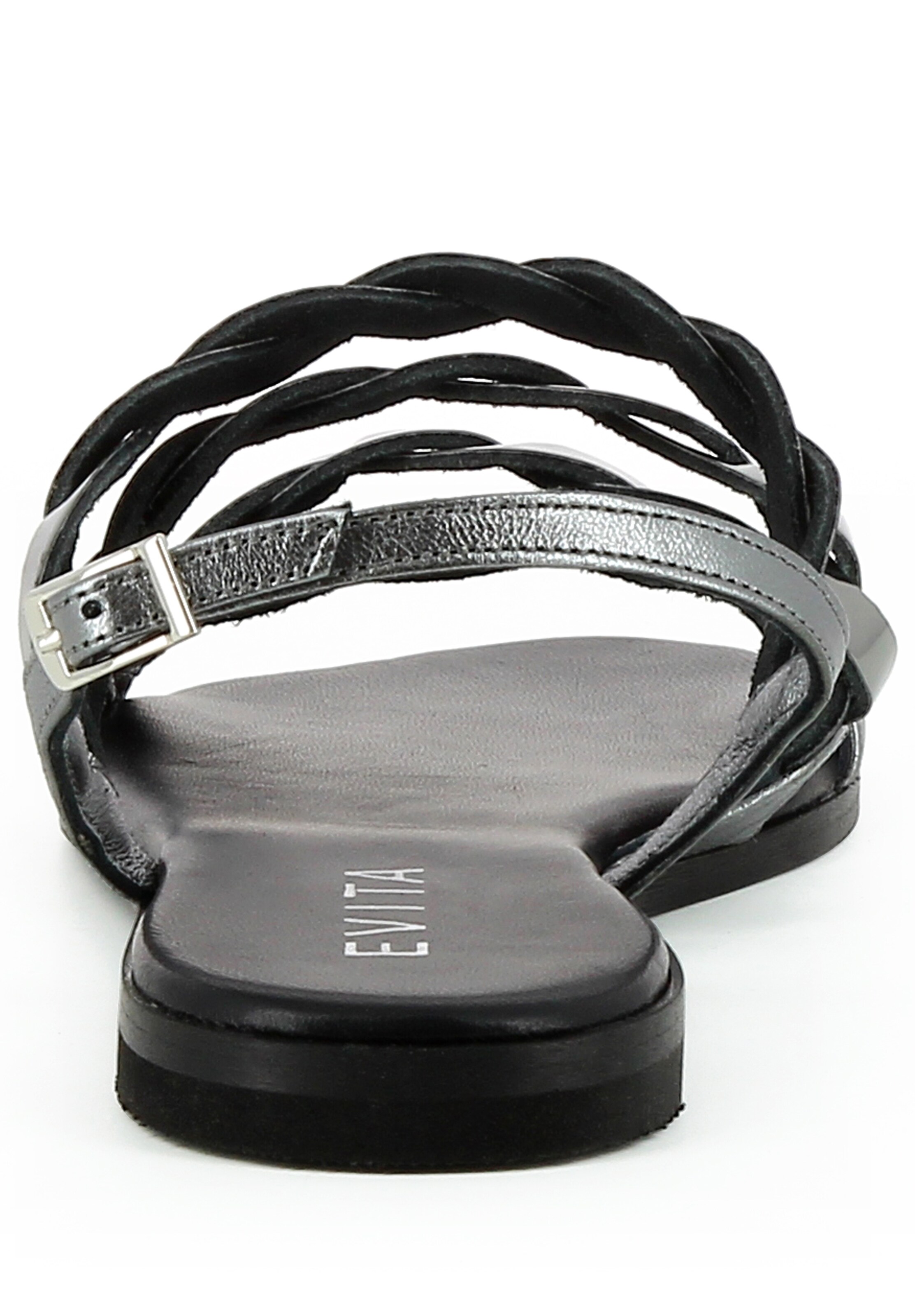 EVITA Strap sandal 'OLIMPIA' in Silver