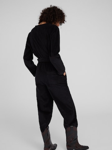 Tuta jumpsuit 'Gazi' di EDITED in nero: dietro