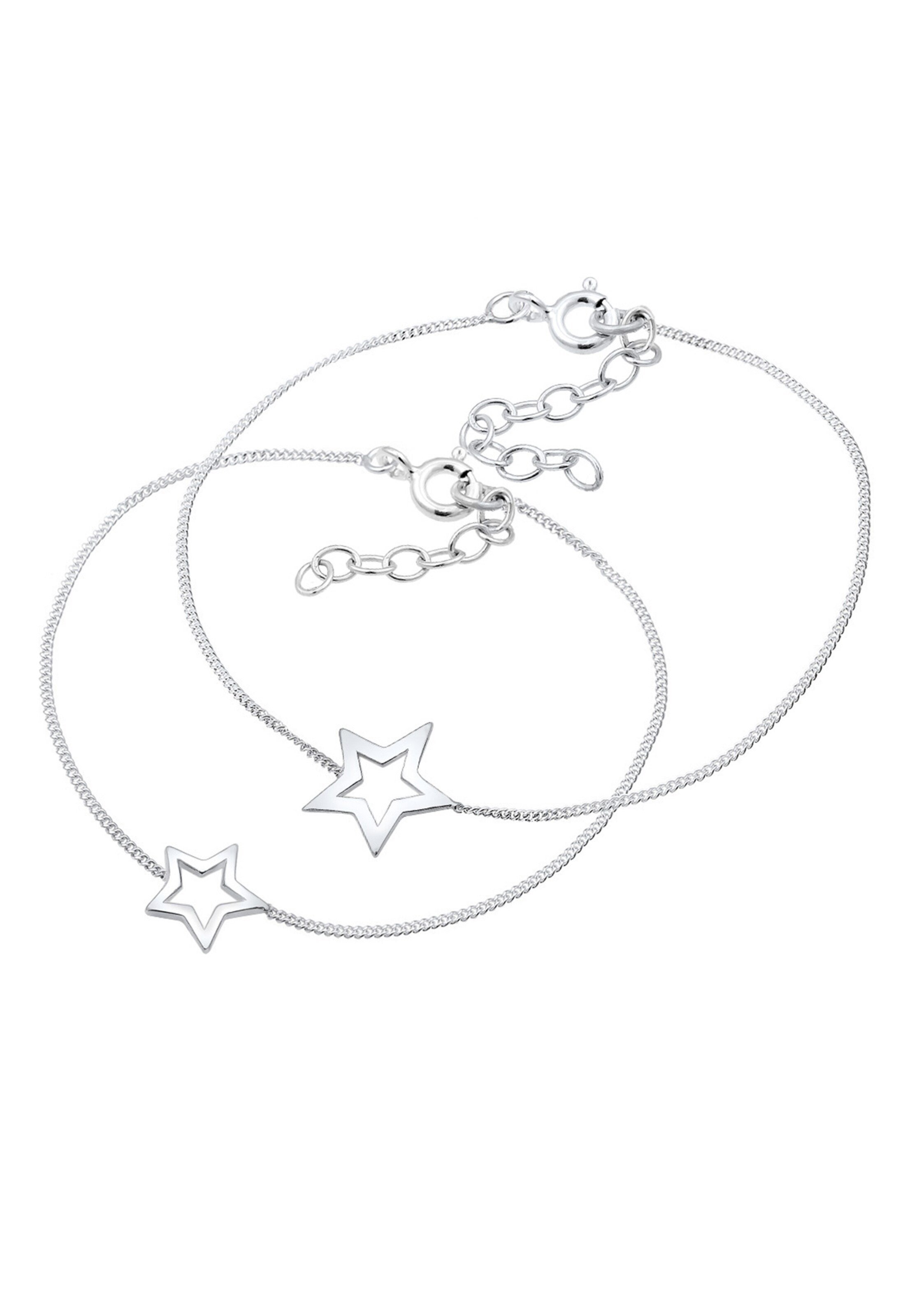 ELLI Jewelry Set in Silver: front