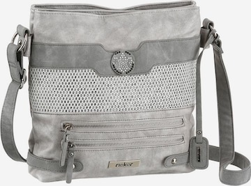 Rieker Crossbody Bag in Grey: front