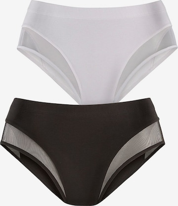 Slip scultant PETITE FLEUR en noir : devant