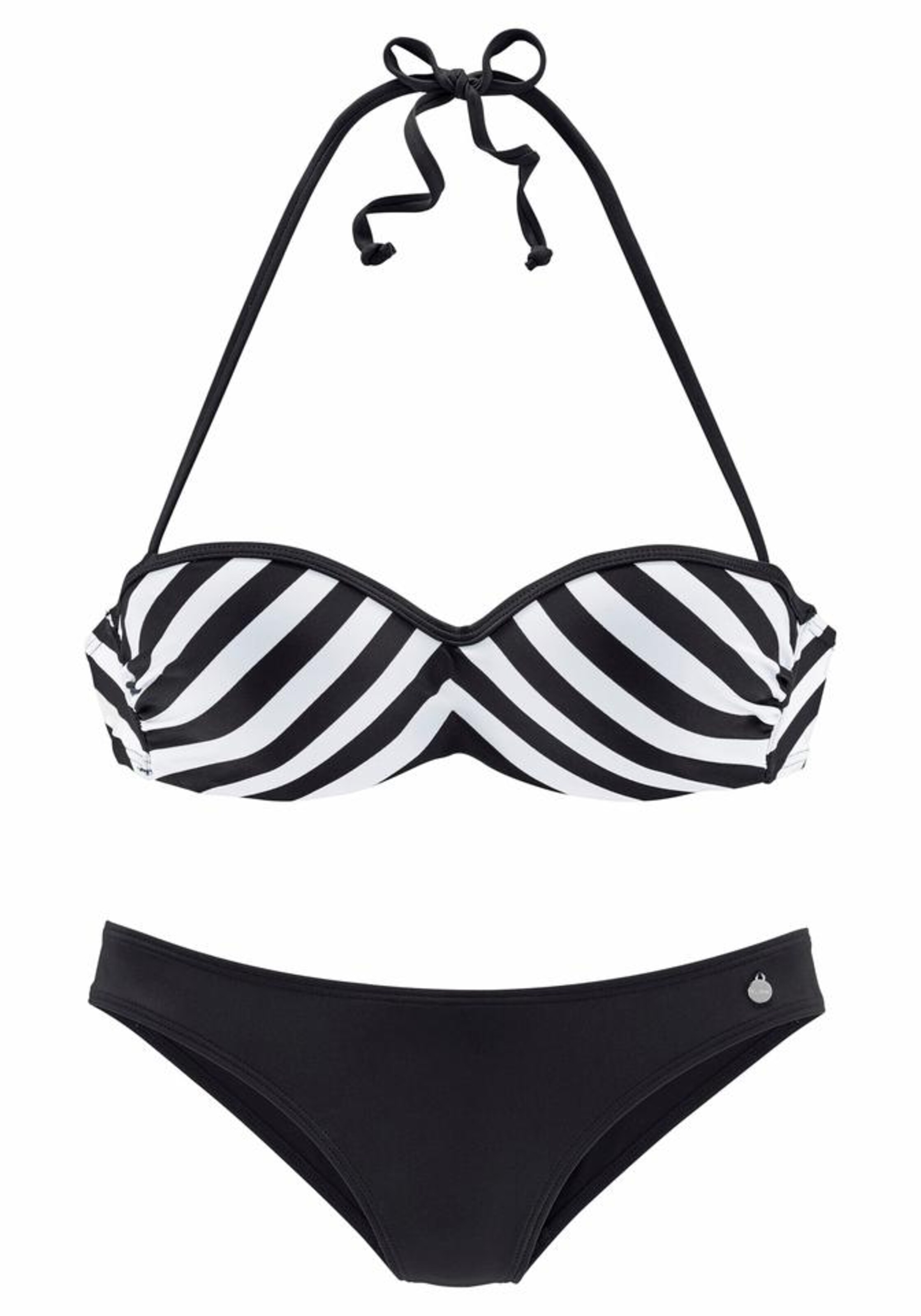 LASCANA - Bikini 'Flic' in schwarz