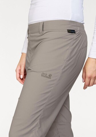 JACK WOLFSKIN Regular Outdoor Pants 'Activate' in Grey