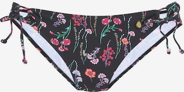 Pantaloncini per bikini 'Bloom' di LASCANA in nero: frontale