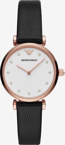 Emporio Armani Uhr in Schwarz: predná strana