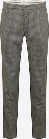 BRAX Pleat-Front Pants 'Paul' in Grey: front