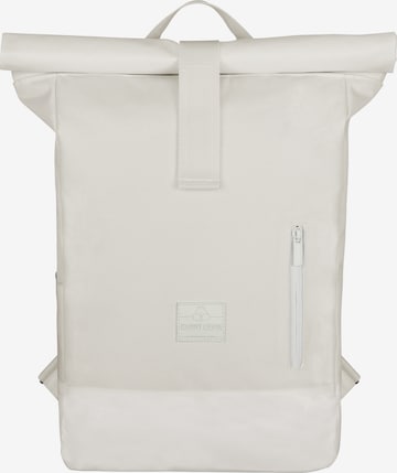 Johnny Urban Backpack 'Rolltop Robin' in White: front