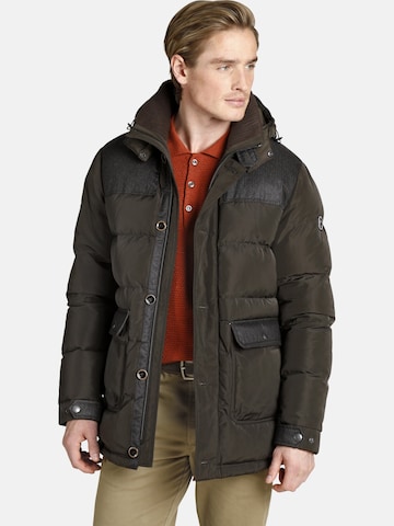 Charles Colby Winter Parka 'Earl Timothy' in Brown: front