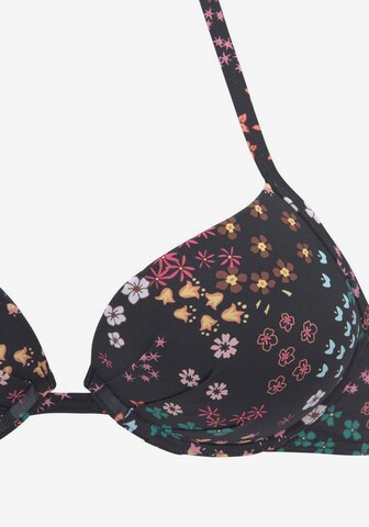 s.Oliver Push-up Bikinitop 'Milly' in Mischfarben