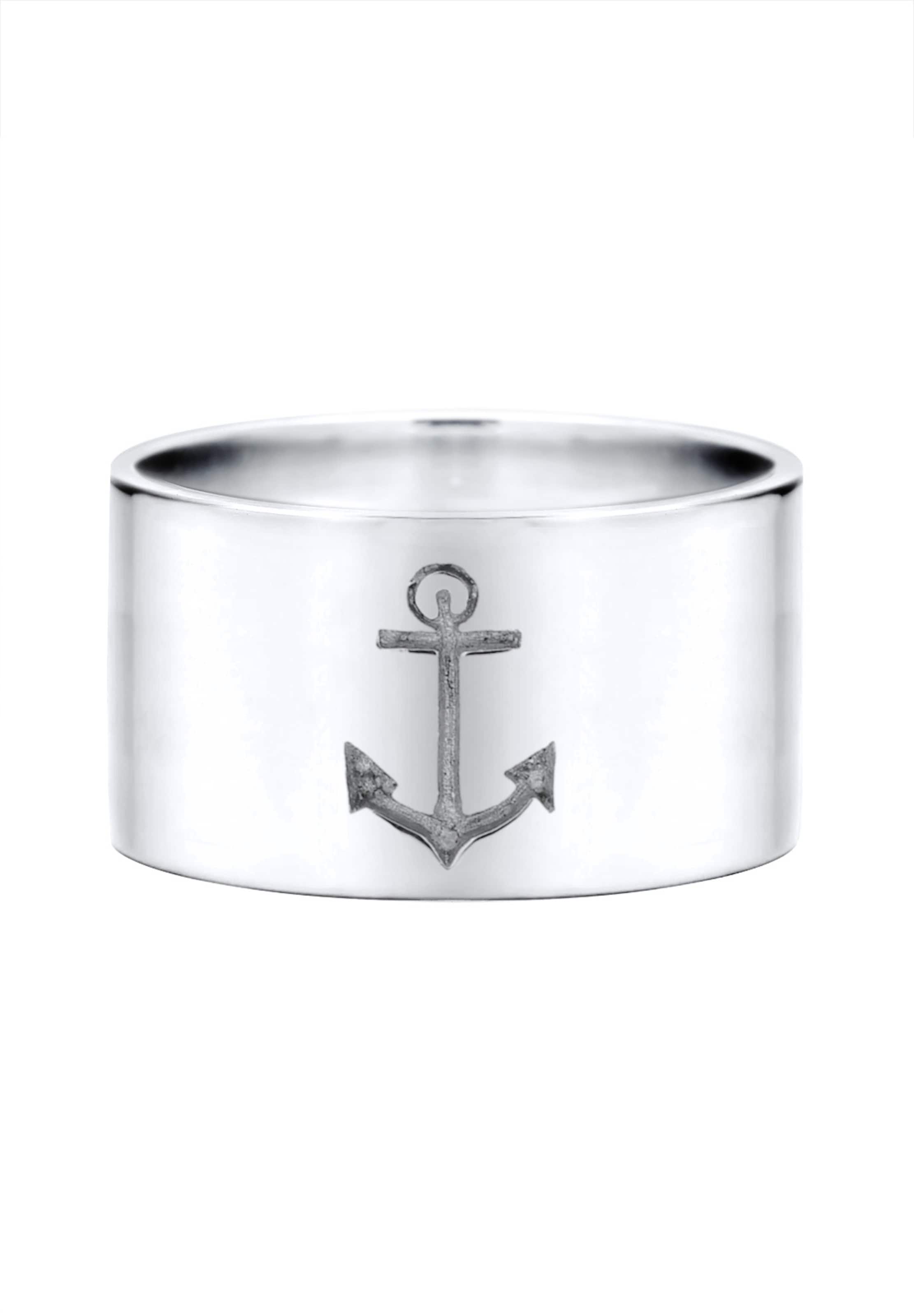 ELLI Ring 'Anker' in Silber