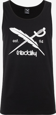 Tricou 'Daily Flag' de la Iriedaily pe negru: față