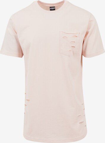 Urban Classics Shirt in Roze: voorkant