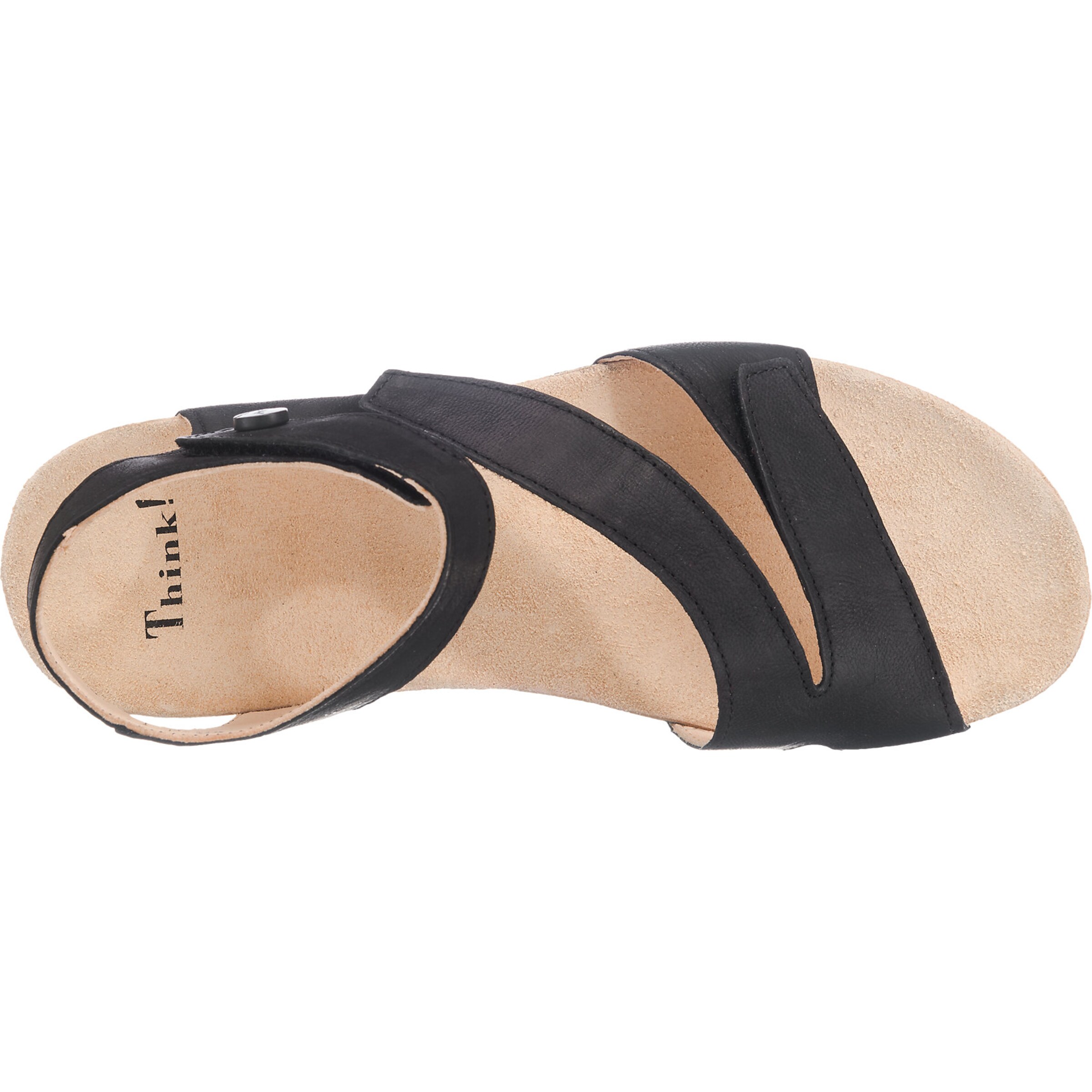 THINK! Sandale 'Dumia' in Schwarz