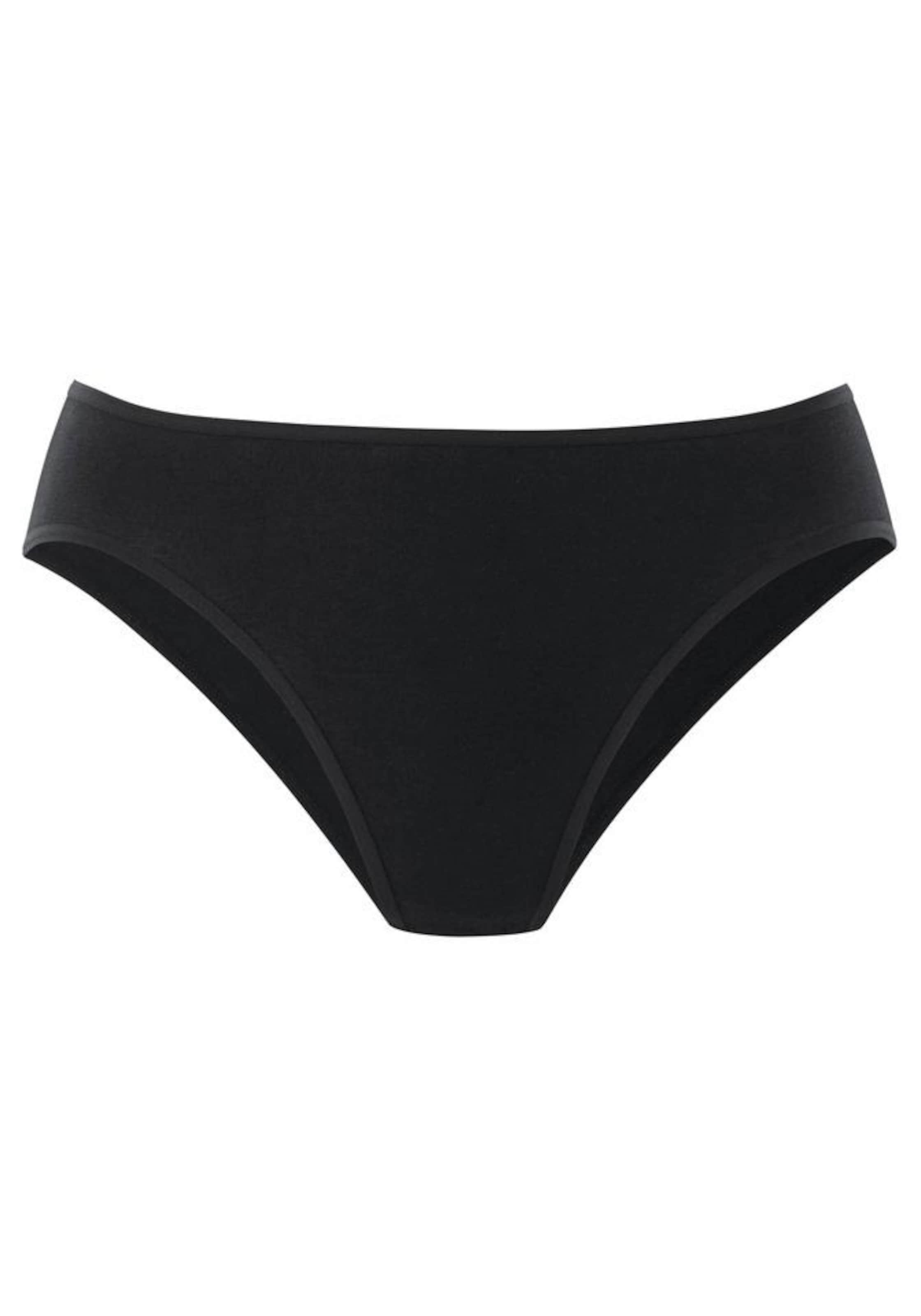 Slip de la PETITE FLEUR pe negru: față