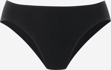 Slip PETITE FLEUR en noir : devant