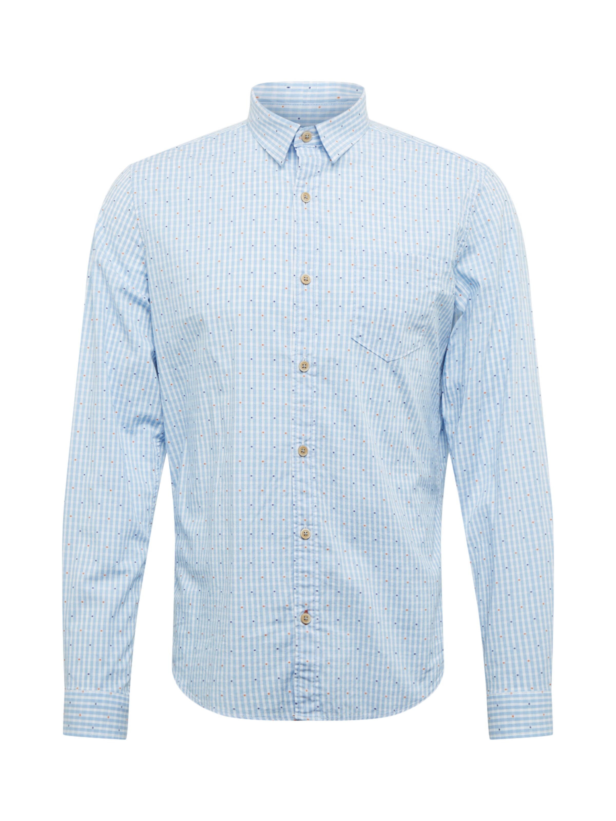 s.Oliver - Overhemd in de kleur Blauw