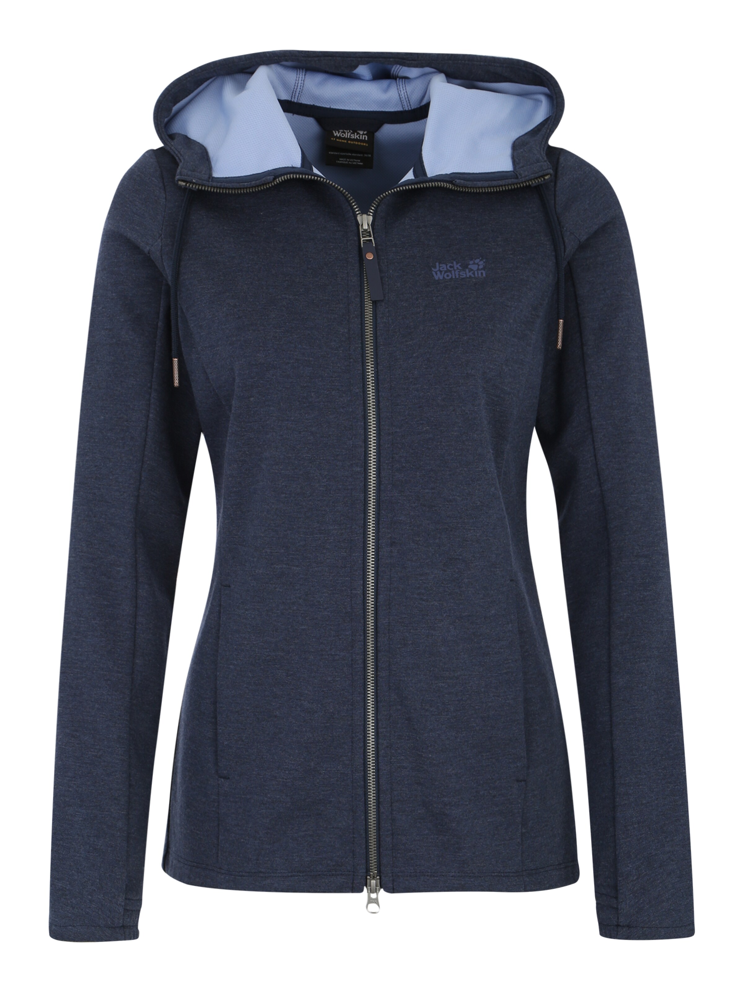 JACK WOLFSKIN - Outdoorjas 'Riverland' in de kleur Nachtblauw