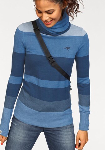 KangaROOS Rollkragenpullover in Blau: predná strana