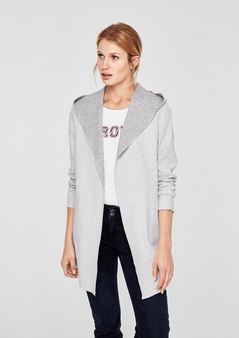 s.Oliver Sweatjacke in Grau: predná strana