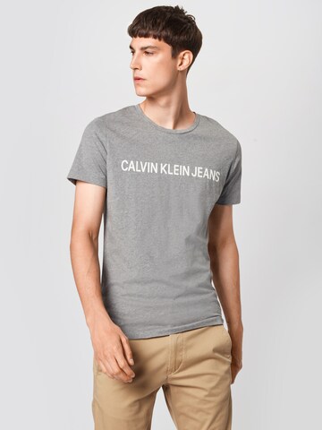 Calvin Klein Jeans Koszulka w kolorze szary