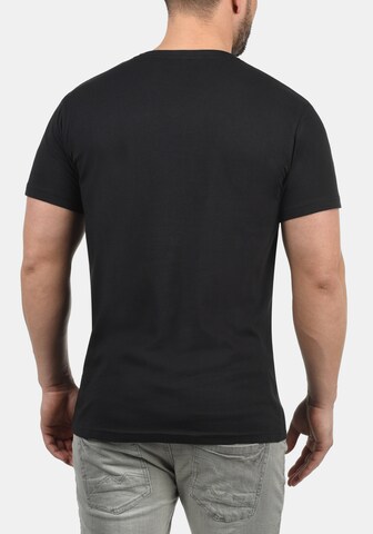 !Solid V-Shirt 'Bedo' in Schwarz