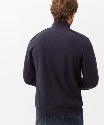 BRAX Sweatvest 'Style Serge' in Blauw