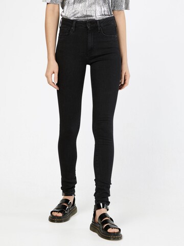 Pepe Jeans - Skinny Vaquero 'Regent' en negro: frente