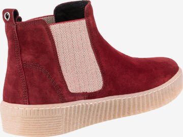 GABOR Chelsea Boots in Red