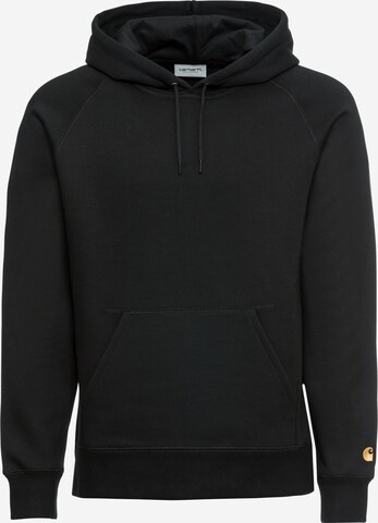 Carhartt WIP Sweatshirt 'Chase' in Black: front