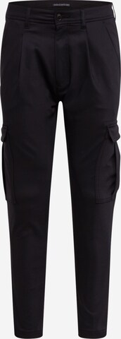 DRYKORN Tapered Pants 'Lago' in Black: front
