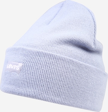 LEVI'S ® Beanie 'Tonal Batwing' in Blue: front