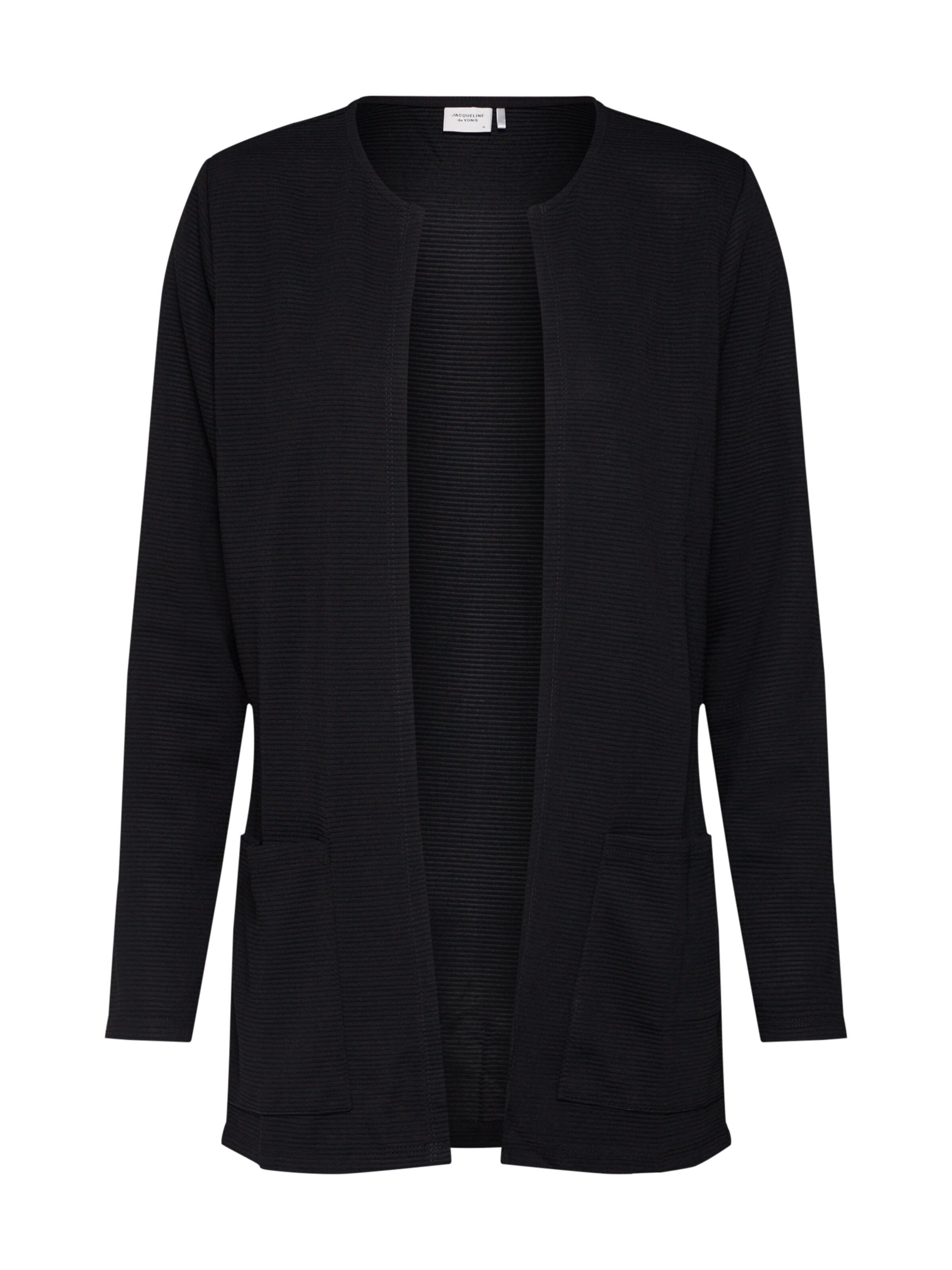 JACQUELINE de YONG - Gebreid vest in de kleur Zwart