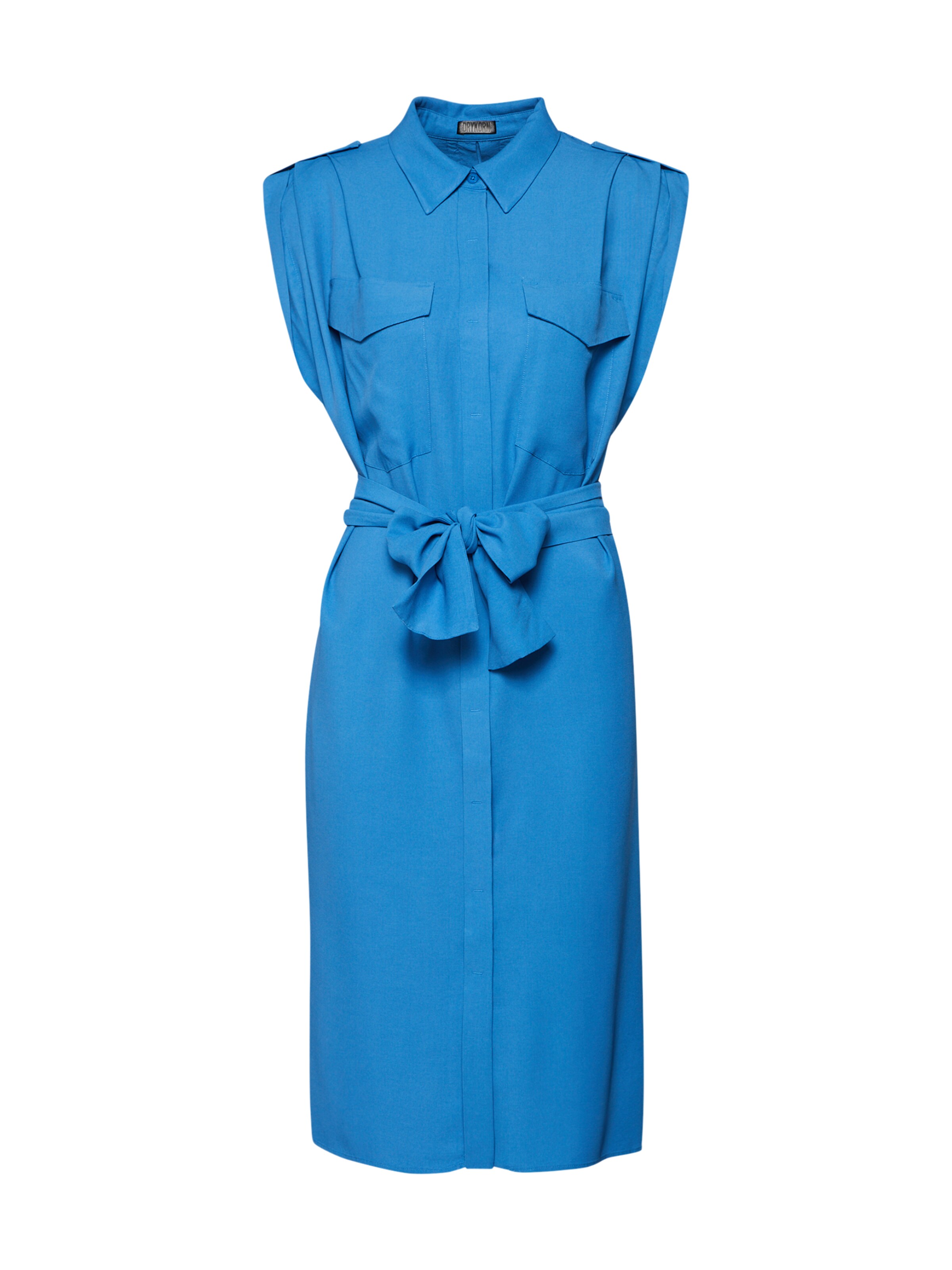 DRYKORN - Blousejurk 'ANIKE' in de kleur Blauw