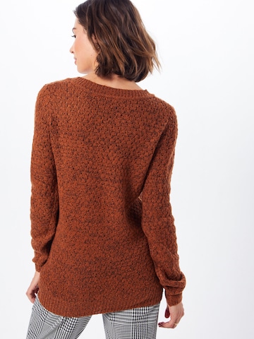 ICHI Sweter 'Olanda' w kolorze brązowy: tył