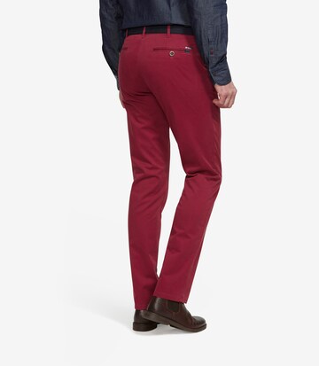 Meyer Hosen Slim fit Chino Pants 'Bonn' in Red