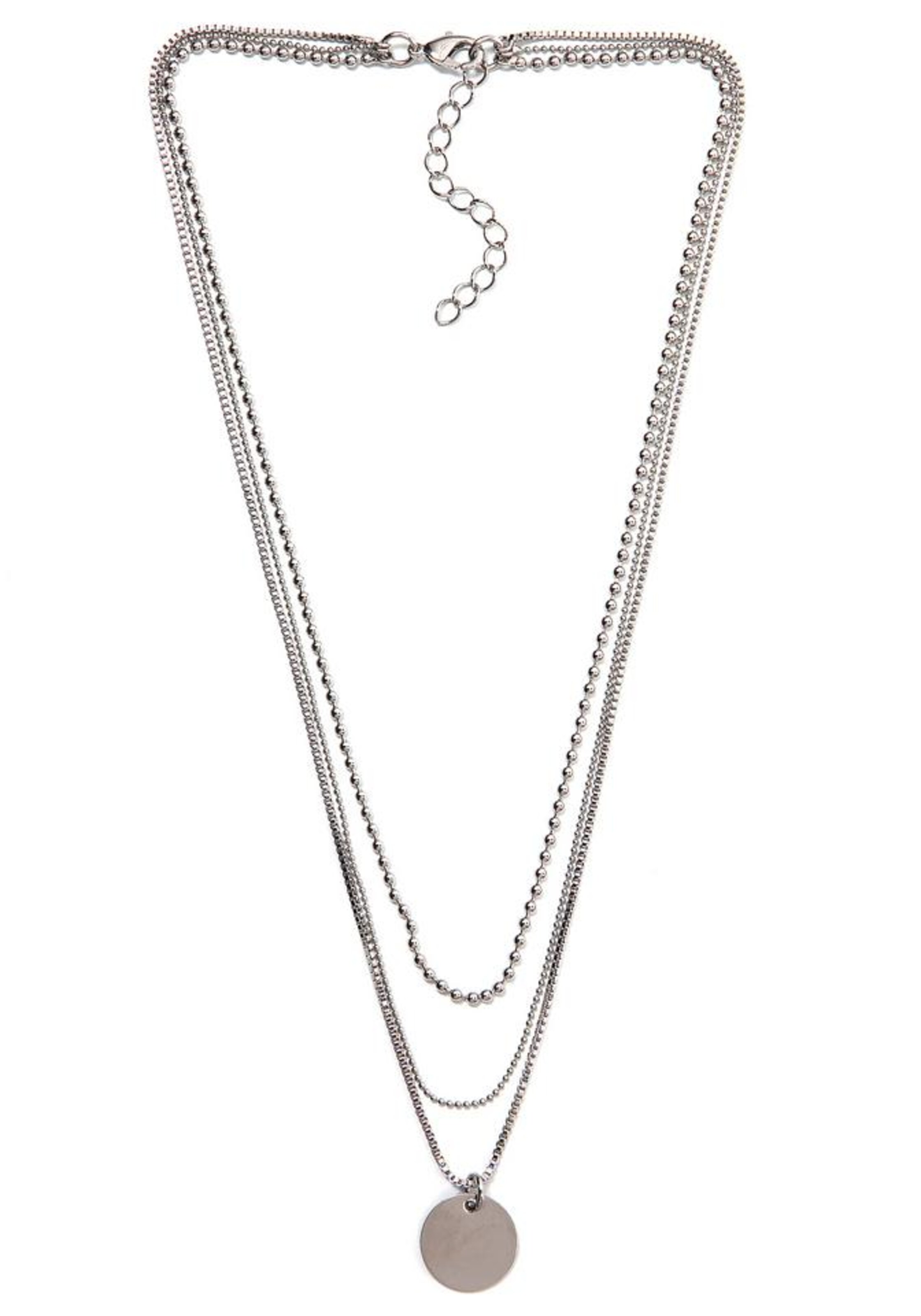 J. Jayz Necklace in Silver: front