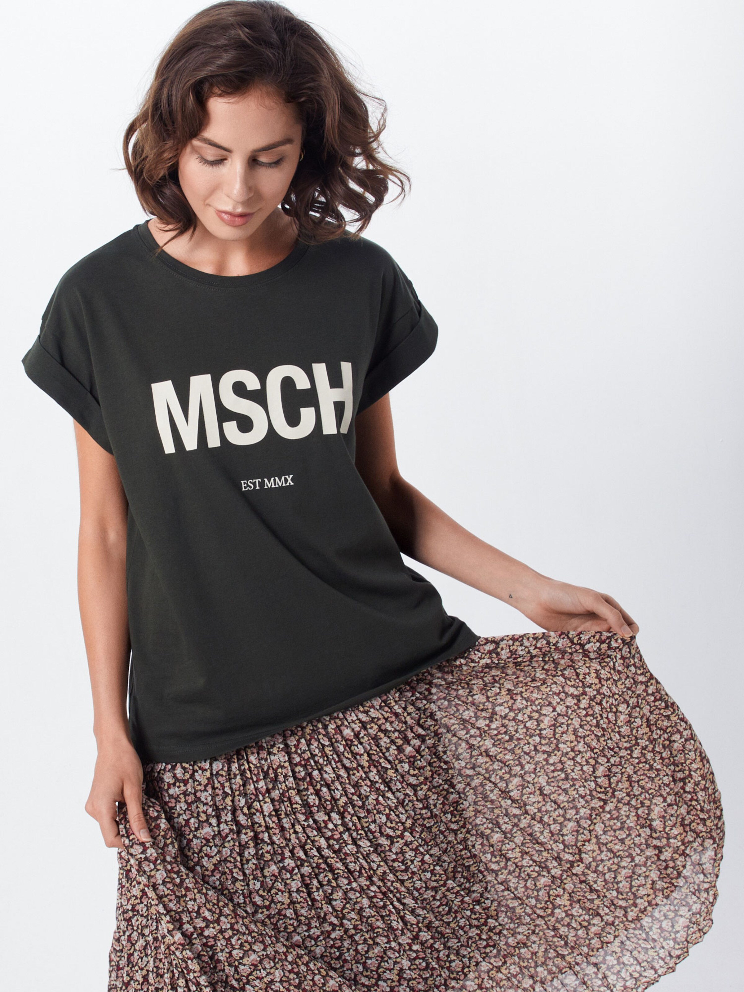 MOSS COPENHAGEN Shirt 'Alva MSCH Std Tee' in grün | ABOUT YOU