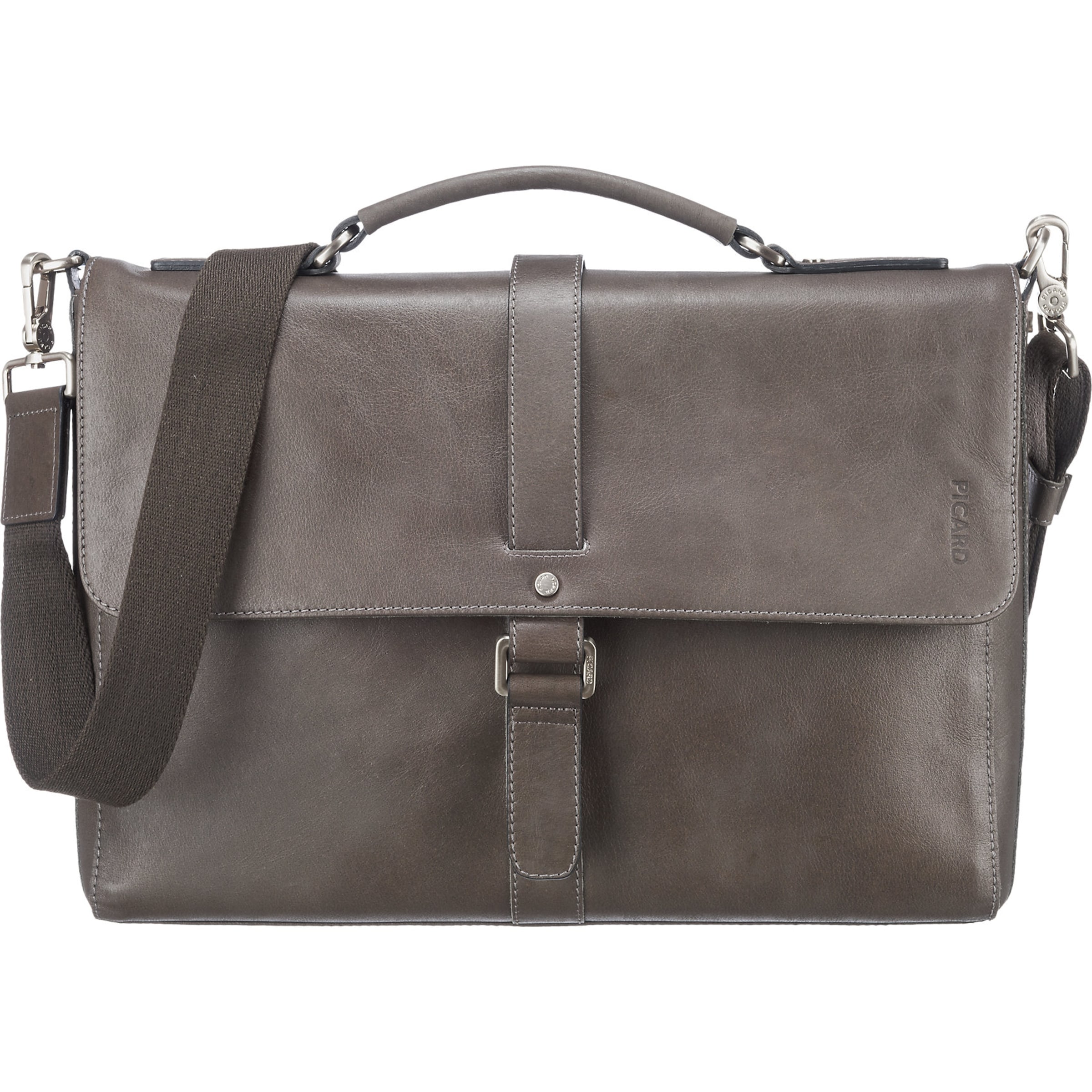 Picard Document Bag 'Buddy' in Brown: front