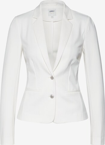 Blazer 'Poptrash' di ONLY in bianco: frontale