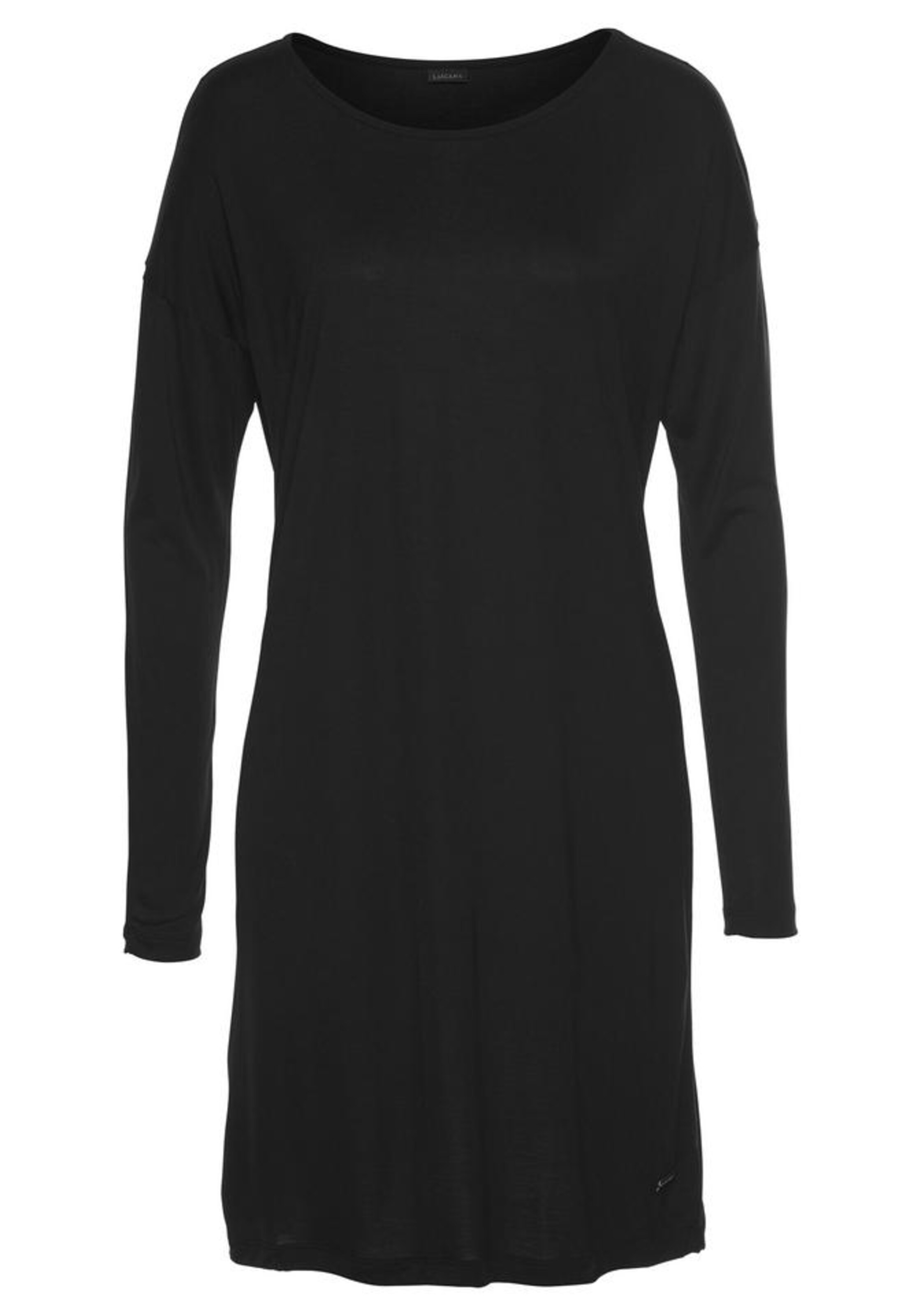 LASCANA - Nachthemd in schwarz