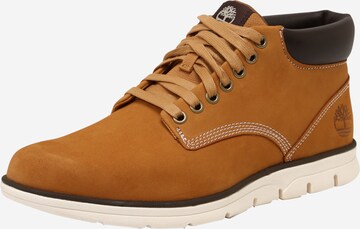 TIMBERLAND מגפי שרוכים 'Bradstreet' בחום: מלפנים