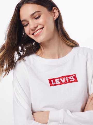 LEVI'S ® Μπλούζα φούτερ 'Relaxed Graphic Crewneck Sweatshirt' σε λευκό