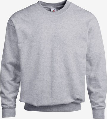 FRUIT OF THE LOOM Sweatshirt in Grau: predná strana