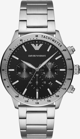 Montre à affichage analogique Emporio Armani en argent