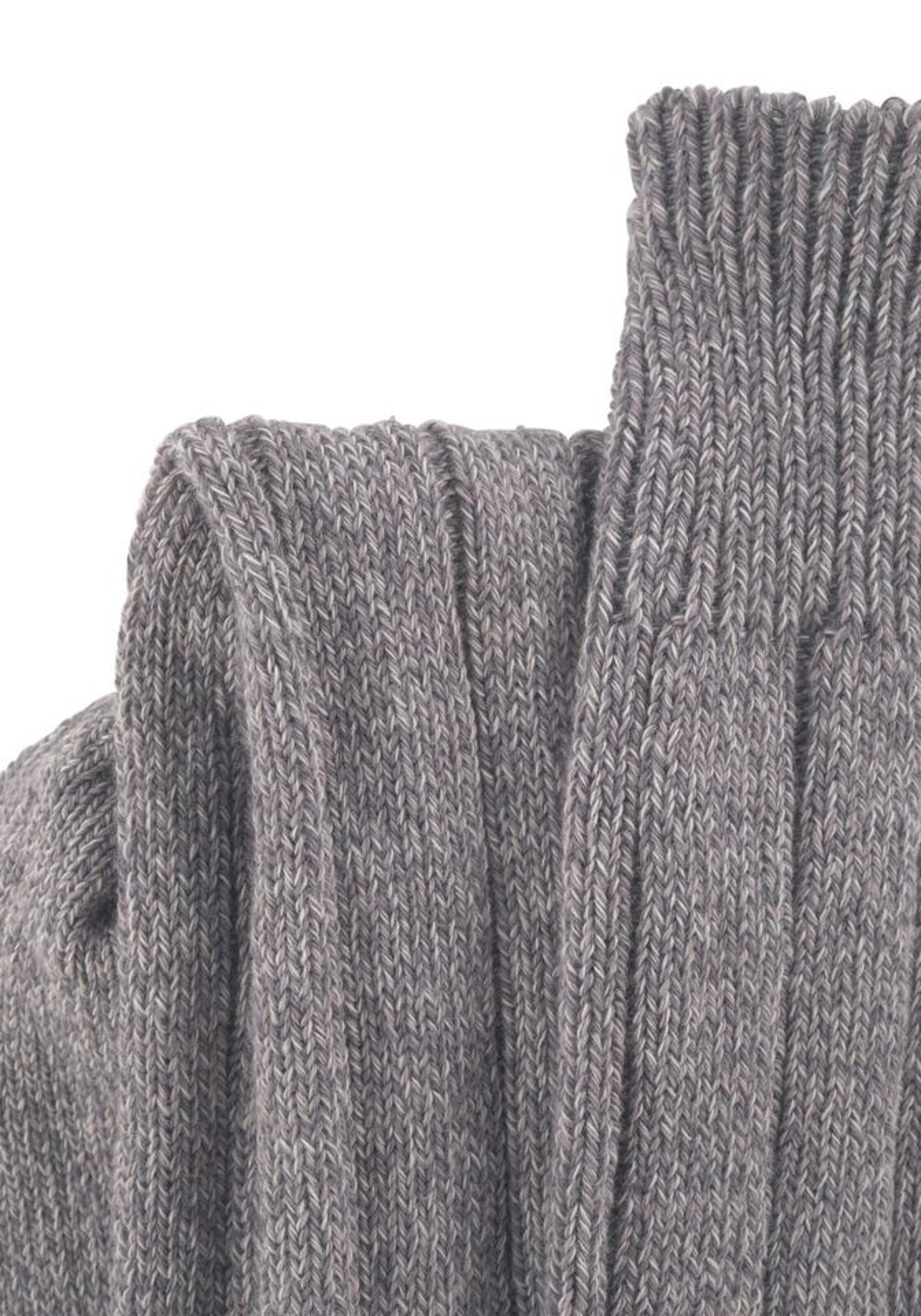 LAVANA Over the Knee Socks in Grey