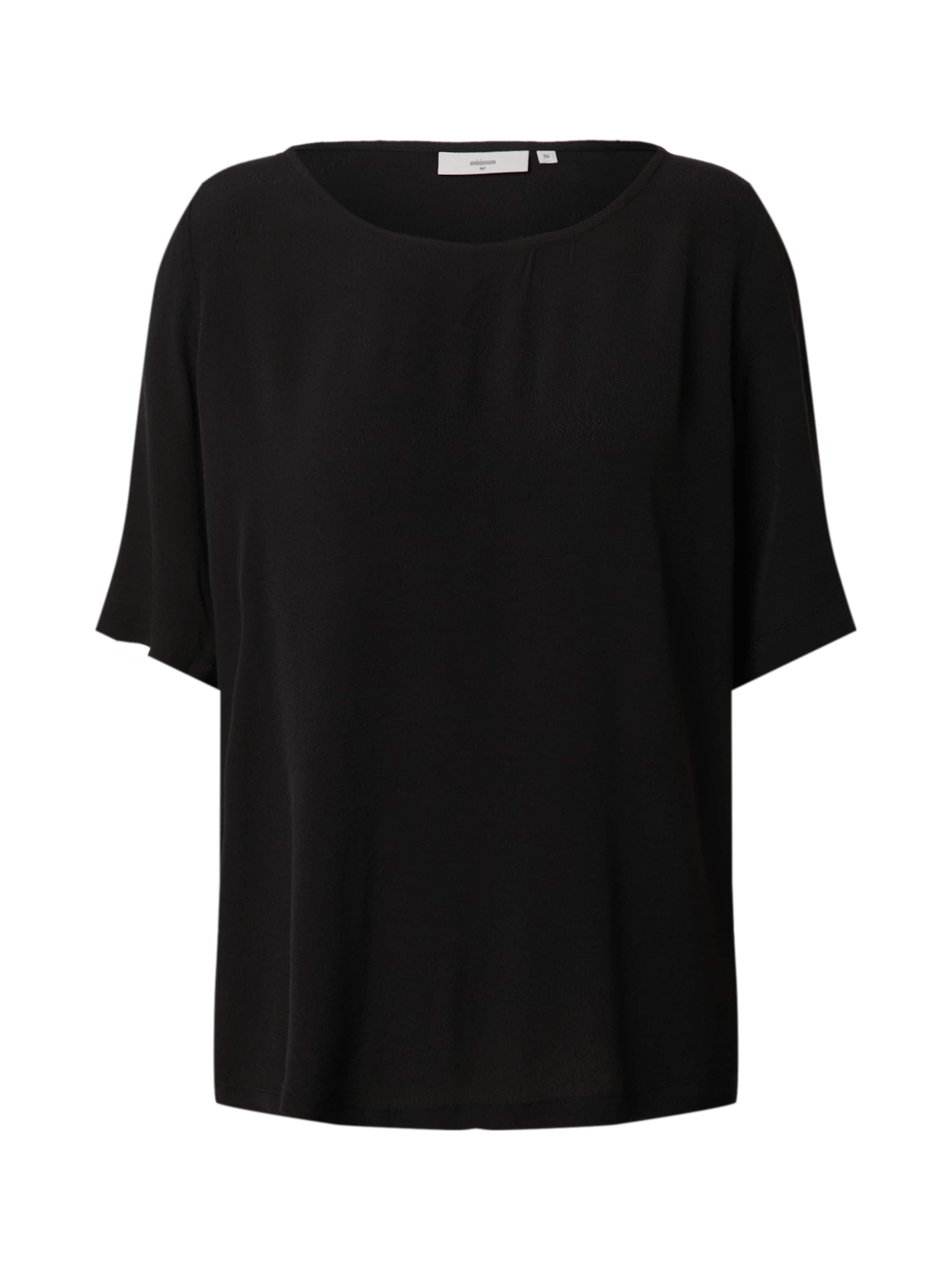 minimum Blouse 'Elvire' in Zwart: voorkant