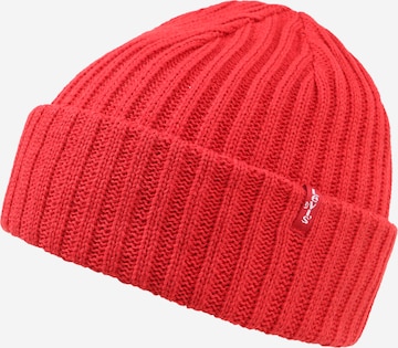 LEVI'S Beanie in Red: front