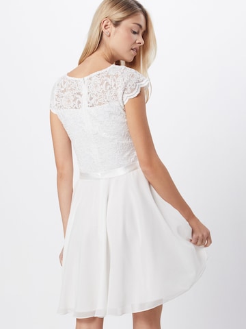 SWING Cocktail Dress in White: back