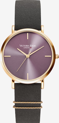 Victoria Hyde Analog Watch 'The Primrose' in Grey: front