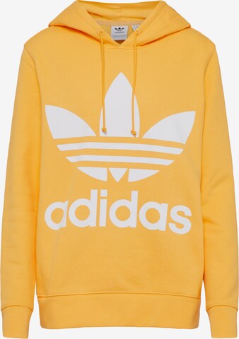 Sweat-shirt 'Trefoil' ADIDAS ORIGINALS en jaune : devant